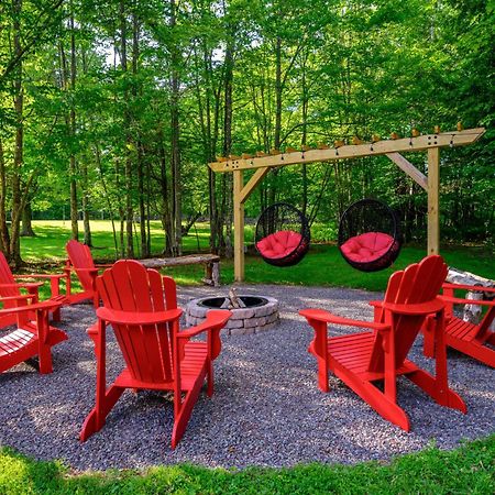 Mountain Blue Vista - Luxury Retreat Near Ski Resorts With Pond, Firepit And Hot Tub Windham Exteriör bild