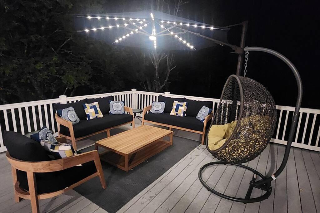 Mountain Blue Vista - Luxury Retreat Near Ski Resorts With Pond, Firepit And Hot Tub Windham Exteriör bild