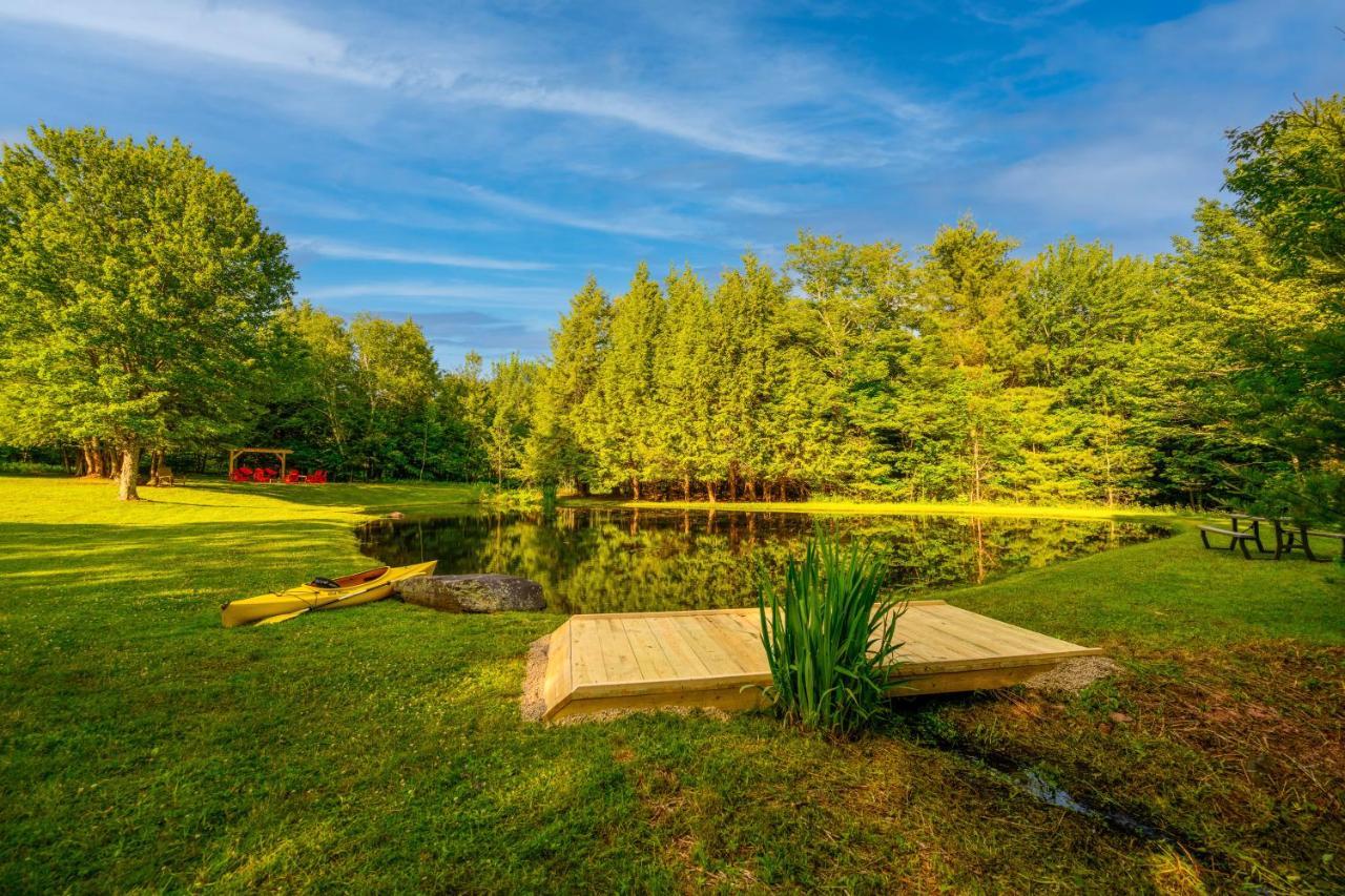 Mountain Blue Vista - Luxury Retreat Near Ski Resorts With Pond, Firepit And Hot Tub Windham Exteriör bild