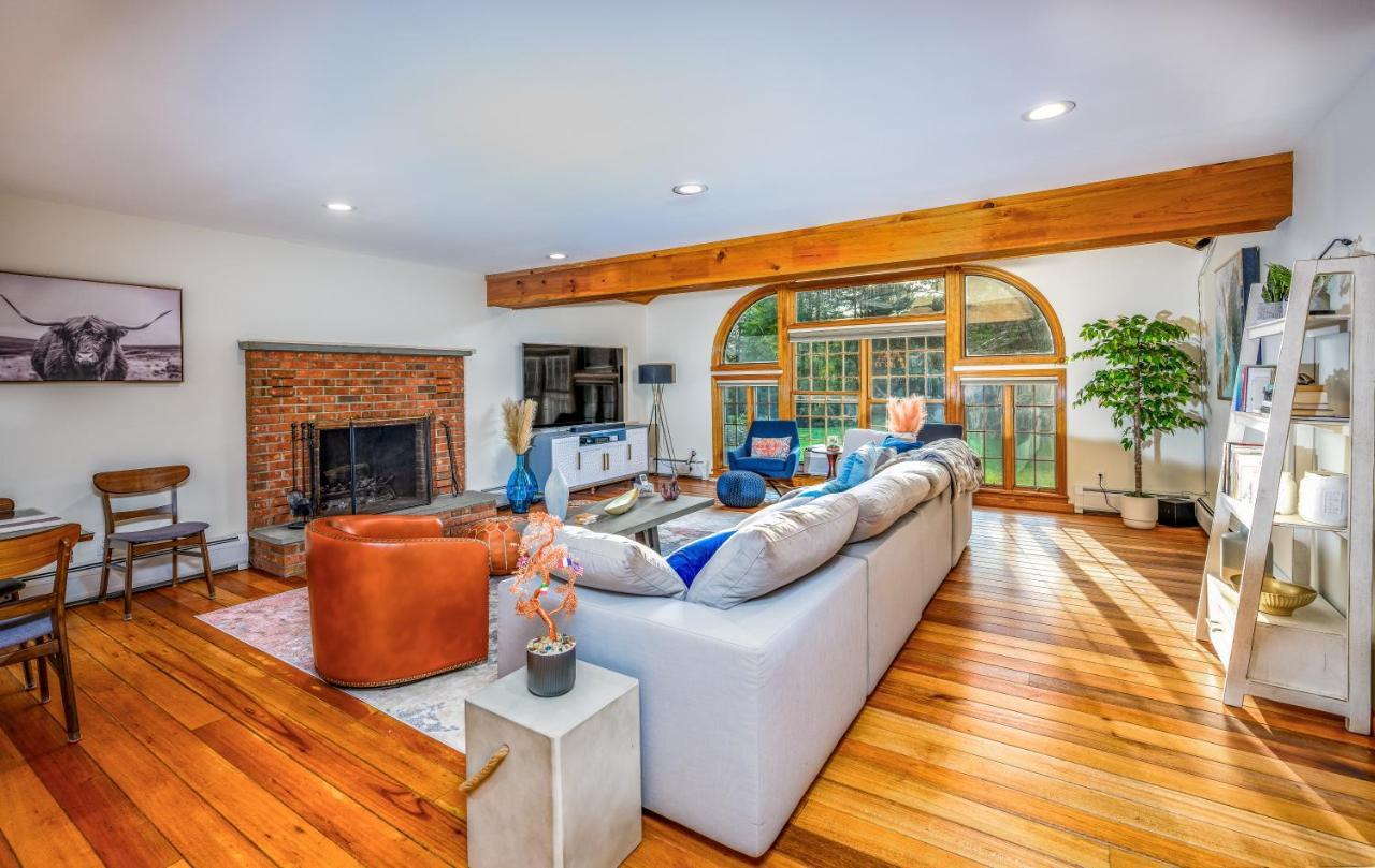 Mountain Blue Vista - Luxury Retreat Near Ski Resorts With Pond, Firepit And Hot Tub Windham Exteriör bild