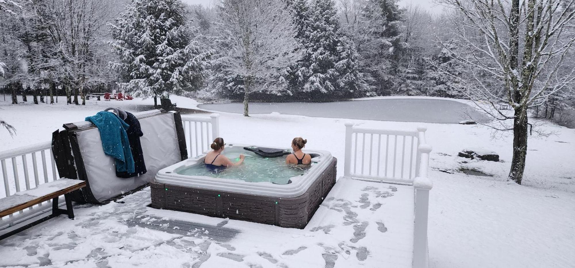 Mountain Blue Vista - Luxury Retreat Near Ski Resorts With Pond, Firepit And Hot Tub Windham Exteriör bild